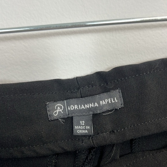 Adrianna Papell pull on black dress pants size 12 - Picture 2 of 4